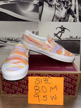 Vans Classic Slip On sz 8.0 Men’s 9.5 Women’s